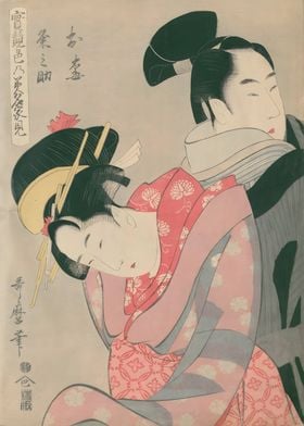 Ukiyo e Japanese Geisha