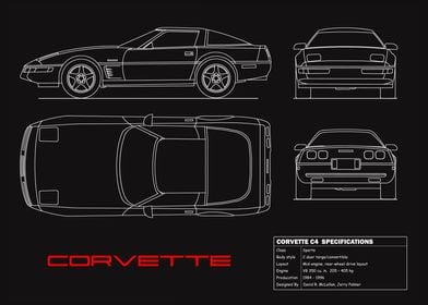 The Corvette C4 Blueprint