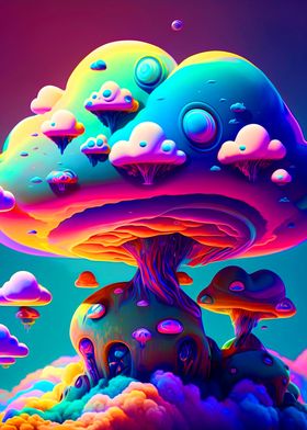 Colorful Mushroom