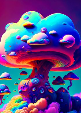 Colorful Mushroom