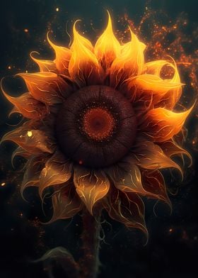 Sunflower Embers Fire