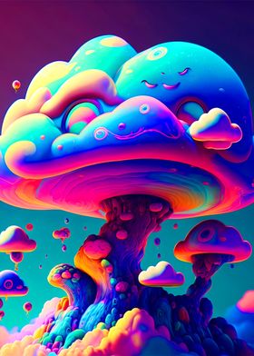 Colorful Mushroom