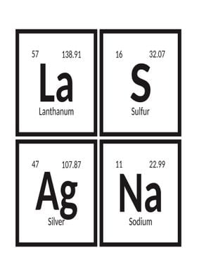 Lasagna Table of Elements