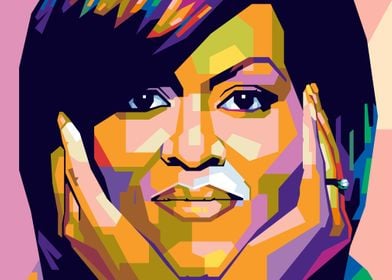 Michelle Obama Pop Art