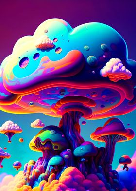 Colorful Mushroom