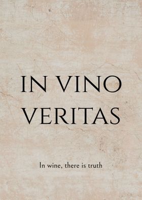 Latin Quote In Vino