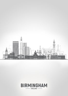 Birmingham England skyline