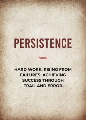 persistence definition