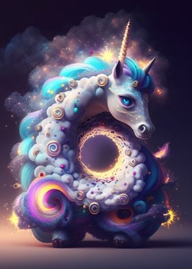 Unicorn donuts metaverse