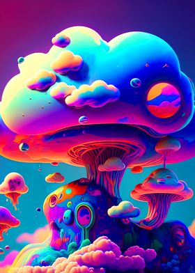 Colorful Mushroom