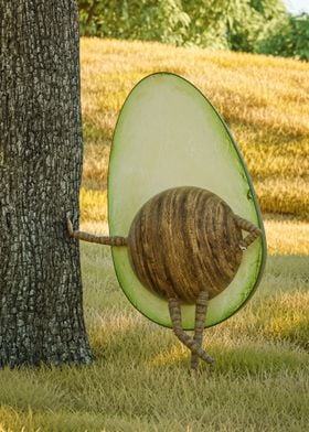 Posing Avocado