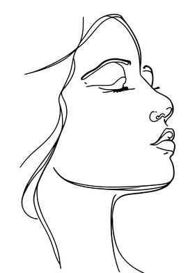 Woman Line Art