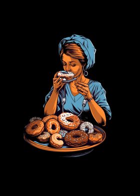 Nurse Donut Lover