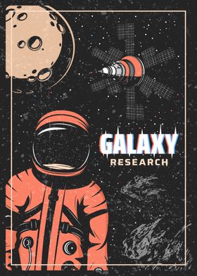 Vintage retro space