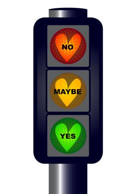 Yes No Maybe Traffic Light