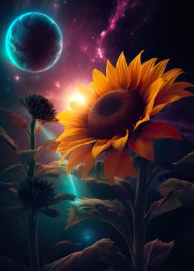 Sunflower Earth Galaxy