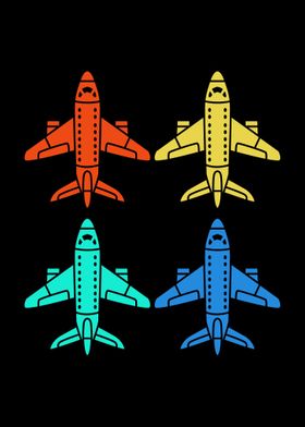 Colorful Airplanes