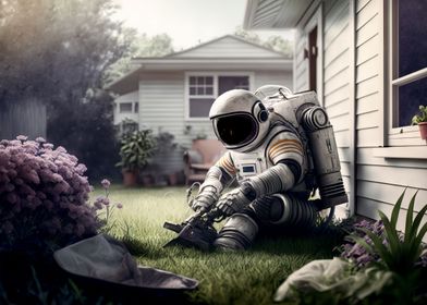 Astronaut gardener