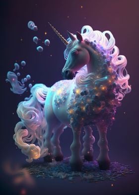 Galactic unicorn goddess