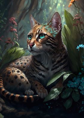 jungle bengal cat