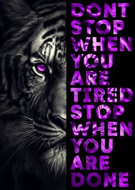 Tiger Animal Motivation