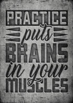 Practice puts brains in 