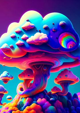 Colorful Mushroom