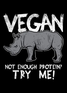 Funny Vegan Weight Lifter