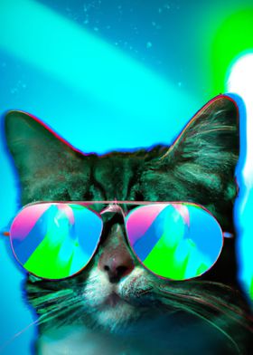 Cat with Sunglasses