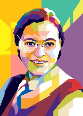 Rosa Parks Pop Art