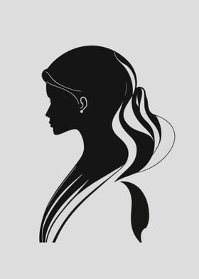 Lady Abstract Illustration