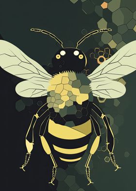 Vector Bumble Bee