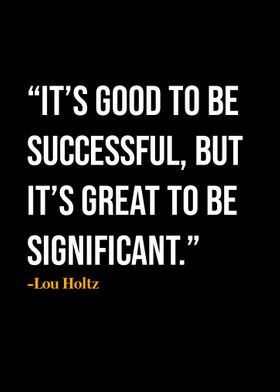 Lou Holtz Quote 