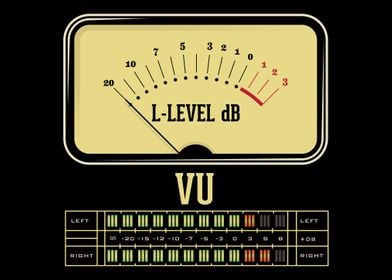 VU Meter Turntable