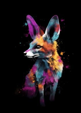 Fennec Colorful Desert Fox