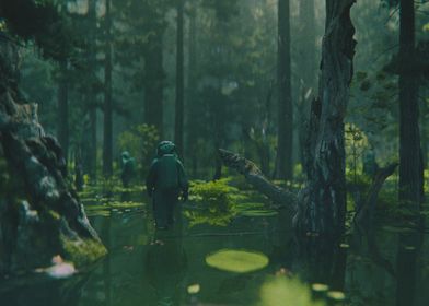 Flood Forest Scene 1 3D 