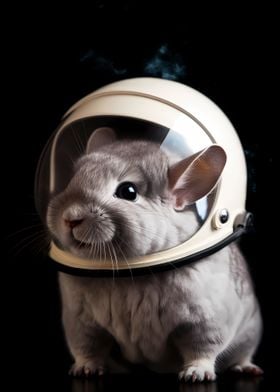 Chinchilla Astronaut