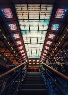 Staircase inside Museum