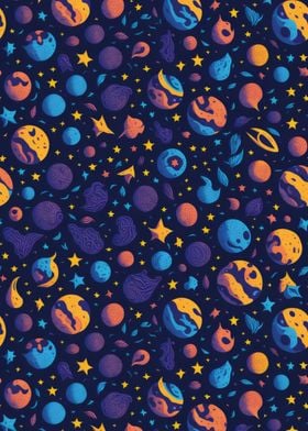 Planets and Stars Pattern