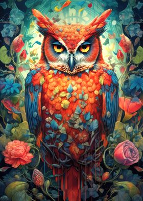Owl Ornament Portrait 1