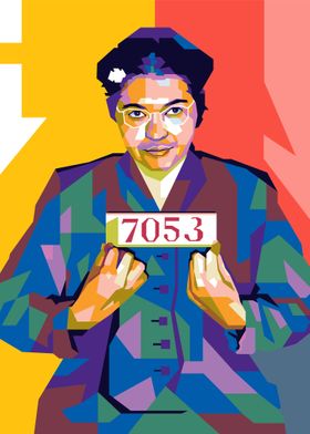 Rosa Parks Pop Art