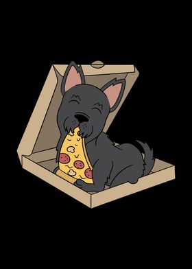 Scottish Terrier Pizza 