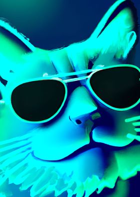 Cat with Sunglasses