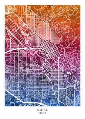 Boise Idaho Map