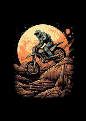 Dirt Bike Moon Motocross