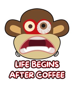 Sock Monkey Coffee Life