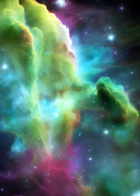 Colorful nebula