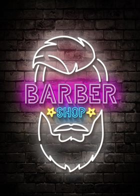Barber Shop Neon