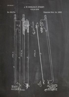 Violin bow patent 1893