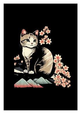 Japanese Cat Kimono